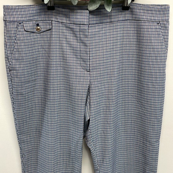 NWOT Loft The Riviera Slim Pants Plaid 18 - Picture 2 of 16